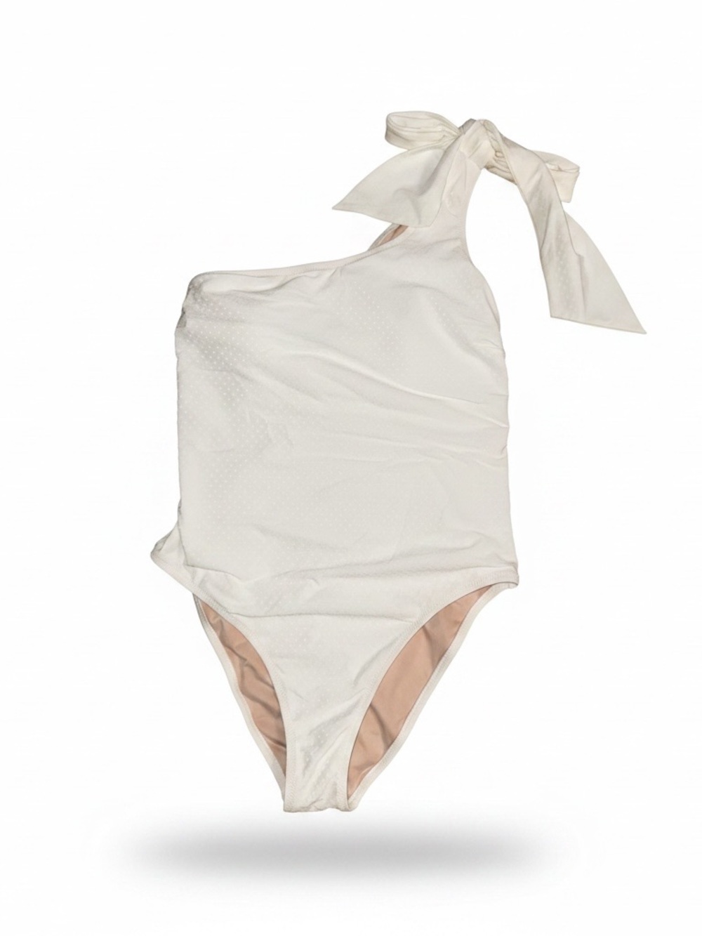 Victoria’s Secret Bridal Bow One-Shoulder One-Piece Swimsuit |White | Size Large